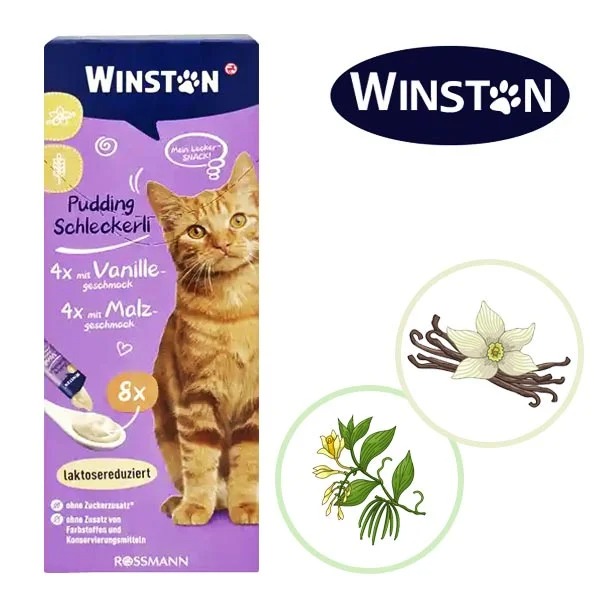 بستنی گربه وینستون طعم مالت Winston