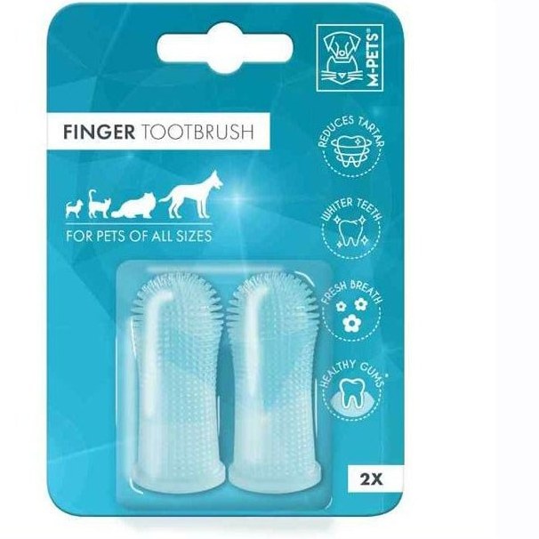 مسواک انگشتی سیلیکونی M-Pets (بسته ۲ عددی) 1 مسواک انگشتی سیلیکونی M-Pets (بسته ۲ عددی)